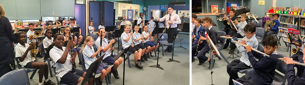 St Bernadette's Primary Lalor Park Band