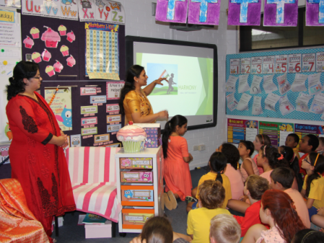 Students at St Bernadette