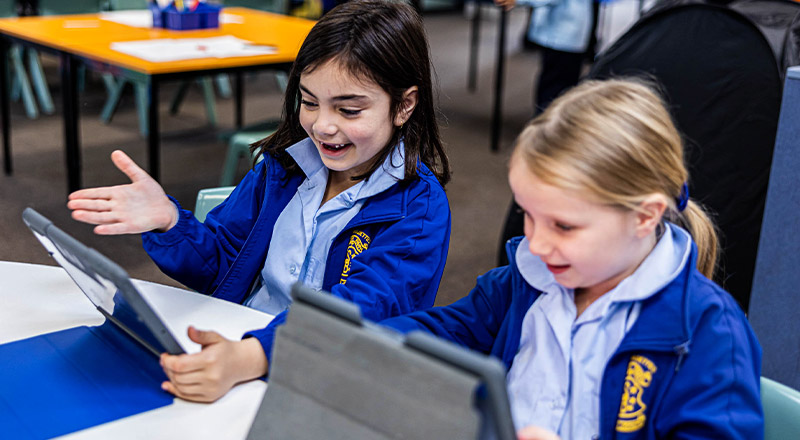 St Bernadette's Catholic Primary School Lalor Park students learning