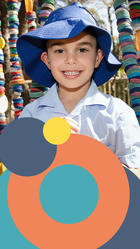 St Bernadette's Catholic Primary School Lalor Park student smiling