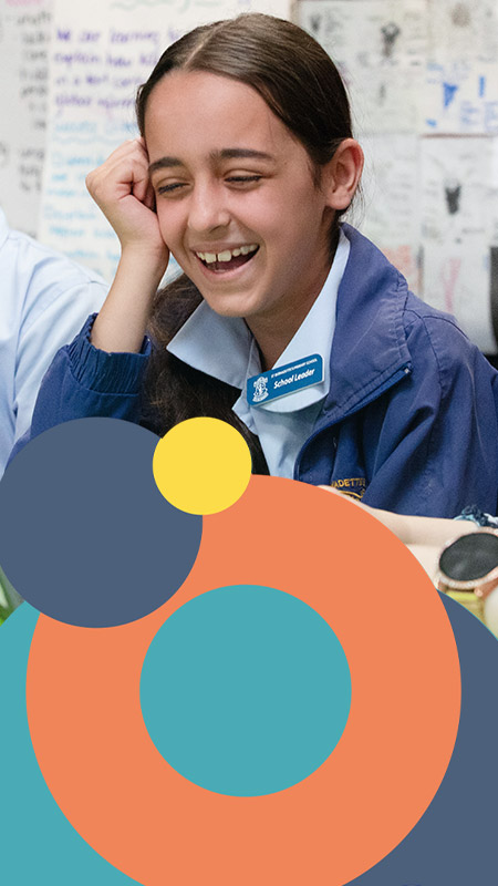 St Bernadette's Catholic Primary School Lalor Park girl loving learning