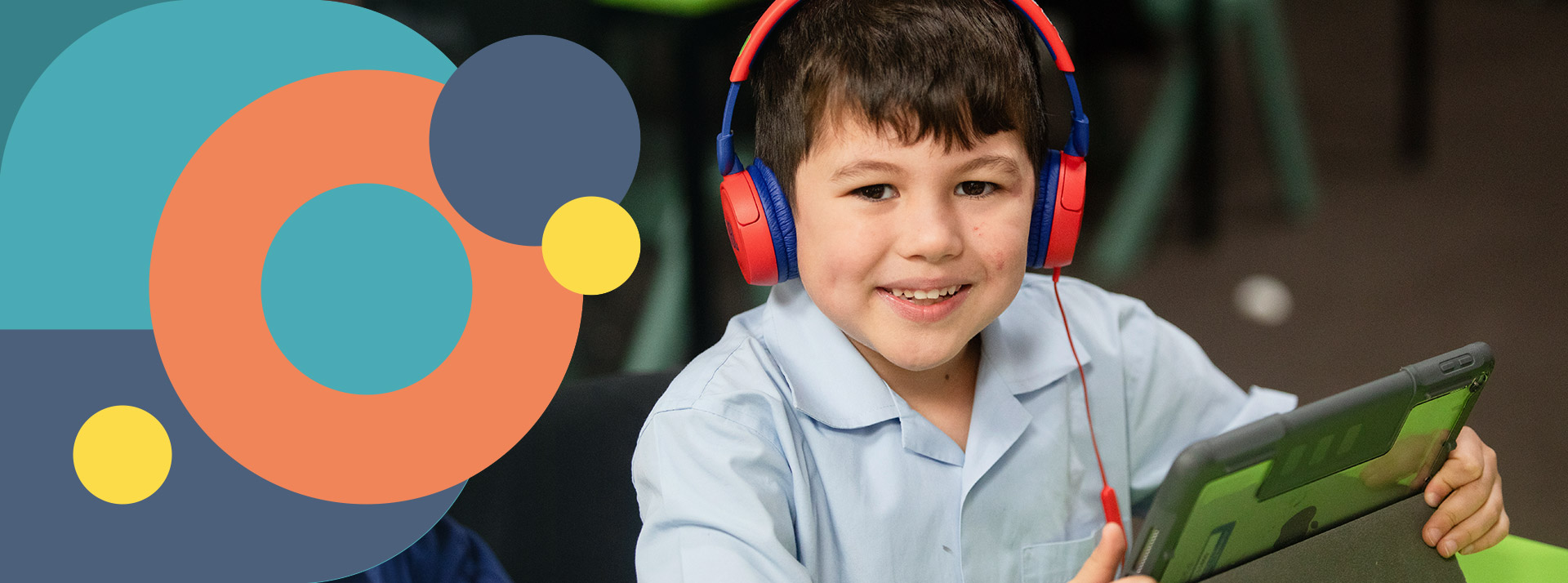 St Bernadette's Catholic Primary School Lalor Park boy learning with technology