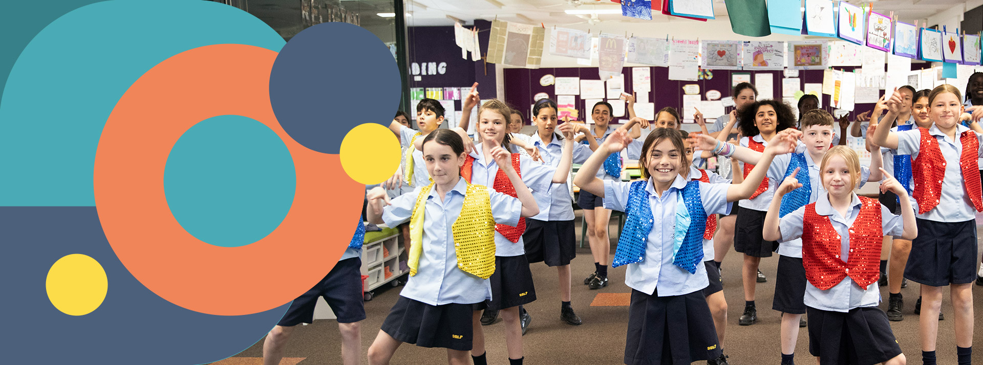 St Bernadette's Catholic Primary School Lalor Park students in dance performance